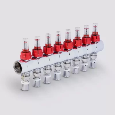 Press Inlet / Outlet Heating Manifold With Flow Meter